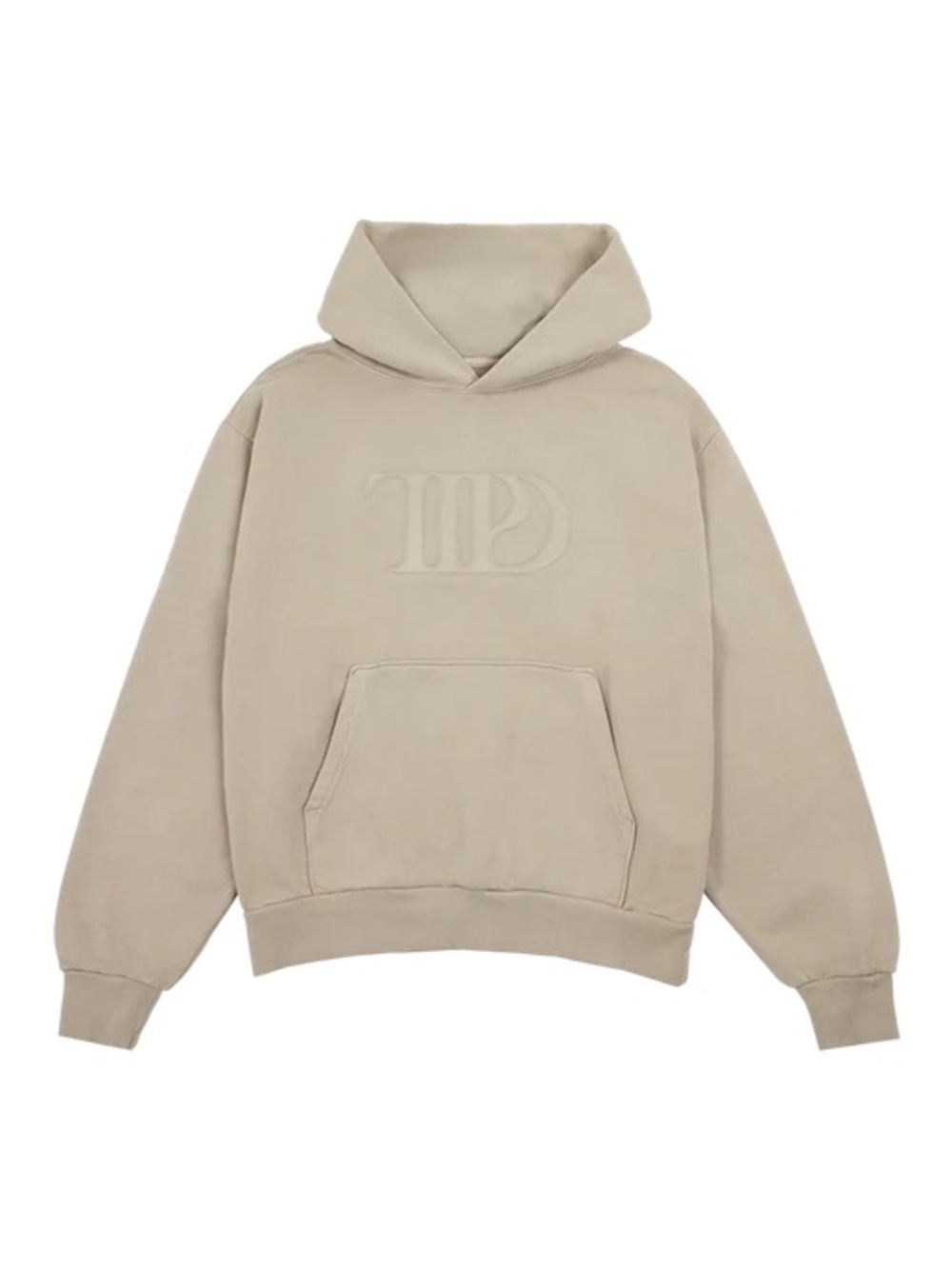 TAYLOR SWIFT • TTPD BEIGE HOODIE (L)